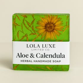 Aloe & Calendula Herbal Handmade Soap