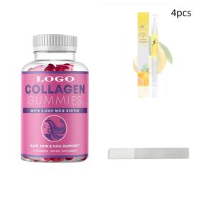 Nail Nutrition Pen Finger Margin Pen Nutrition Oil (Option: Set4-1PCS)